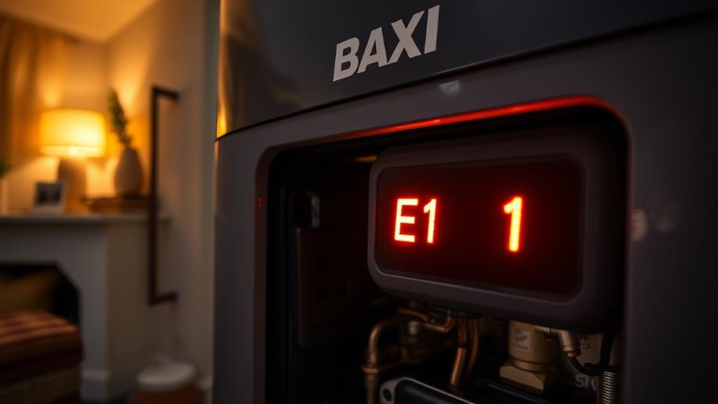 E1 Error Code Baxi Boiler
