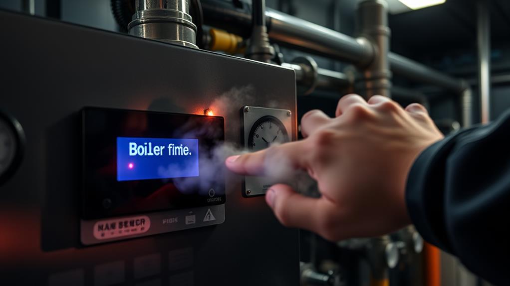 Select F22 Error Code on Boiler F22 Error Code on Boiler