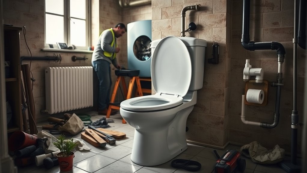 bathroom use alternatives available