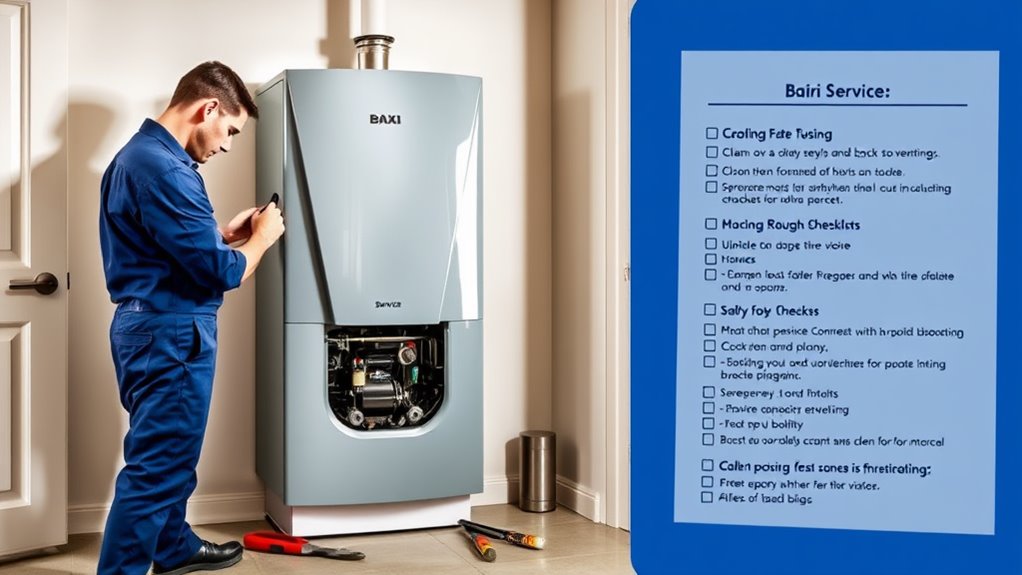 baxi boiler service checklist