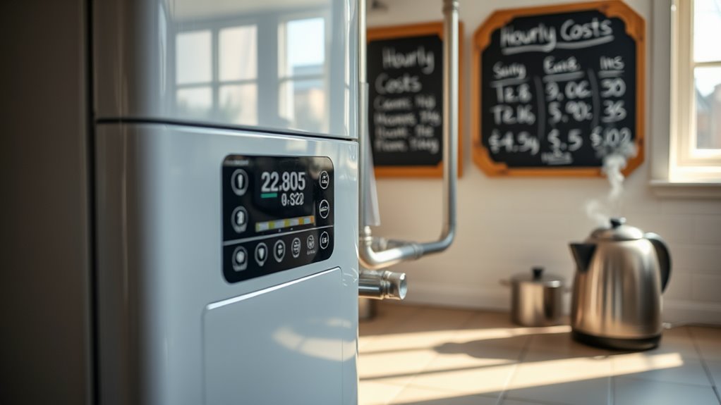 boiler hourly cost uk