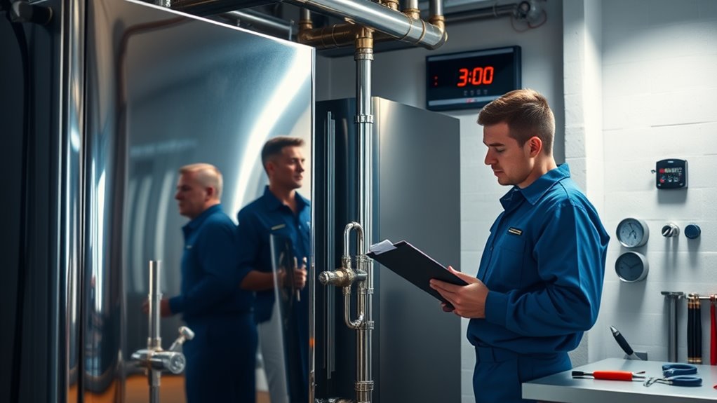 boiler service time estimate
