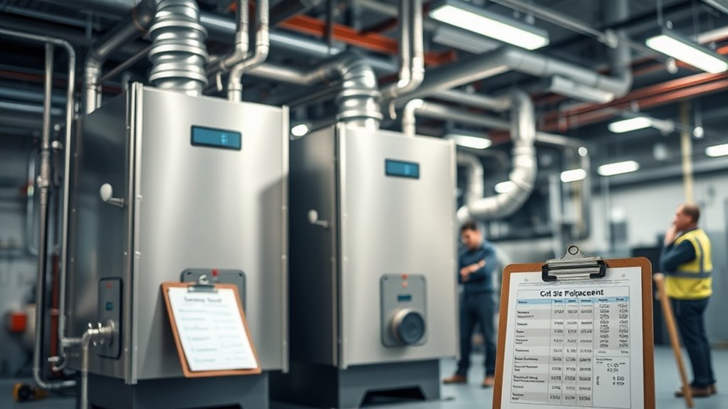 boiler size cost estimates