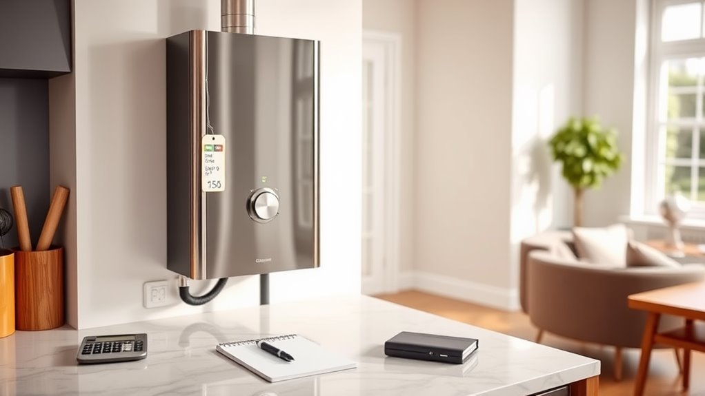 combi boiler purchase budgeting