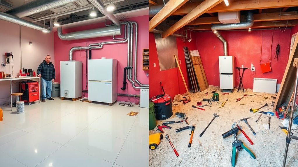 installation cleanup methods compared