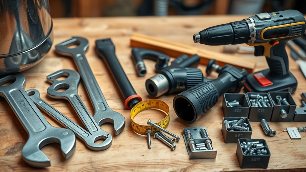required tools and materials