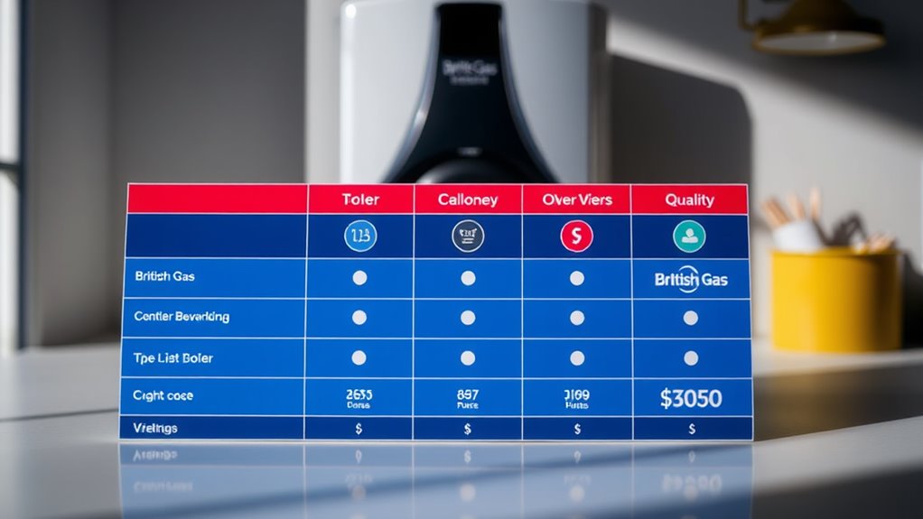 service provider comparison analysis